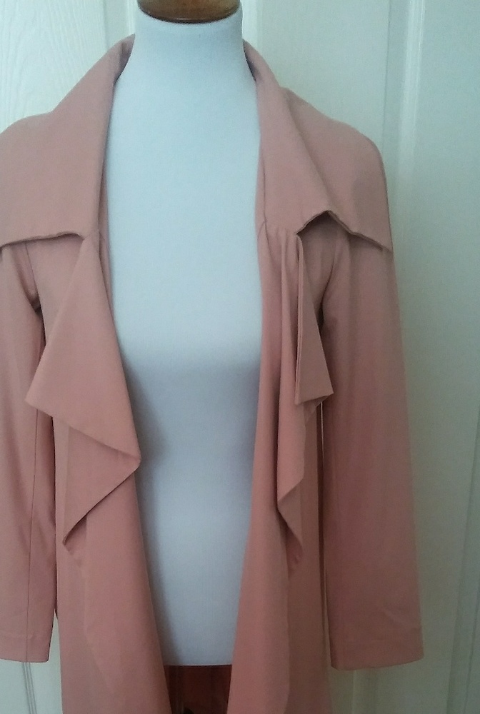 Belted Pink Trench Coat